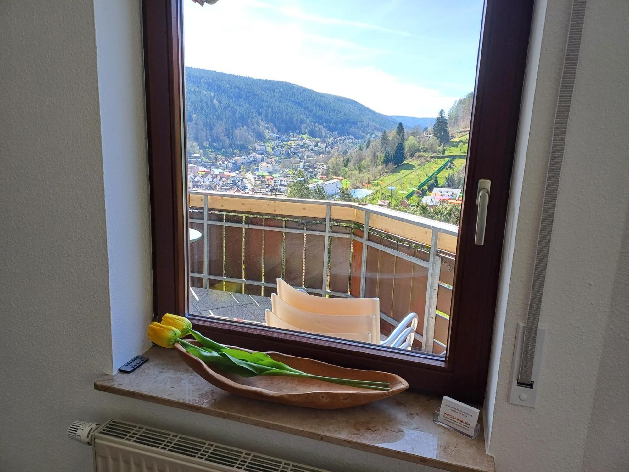 Ferienwohnung Panoramablick Bad Wildbad Buitenkant foto