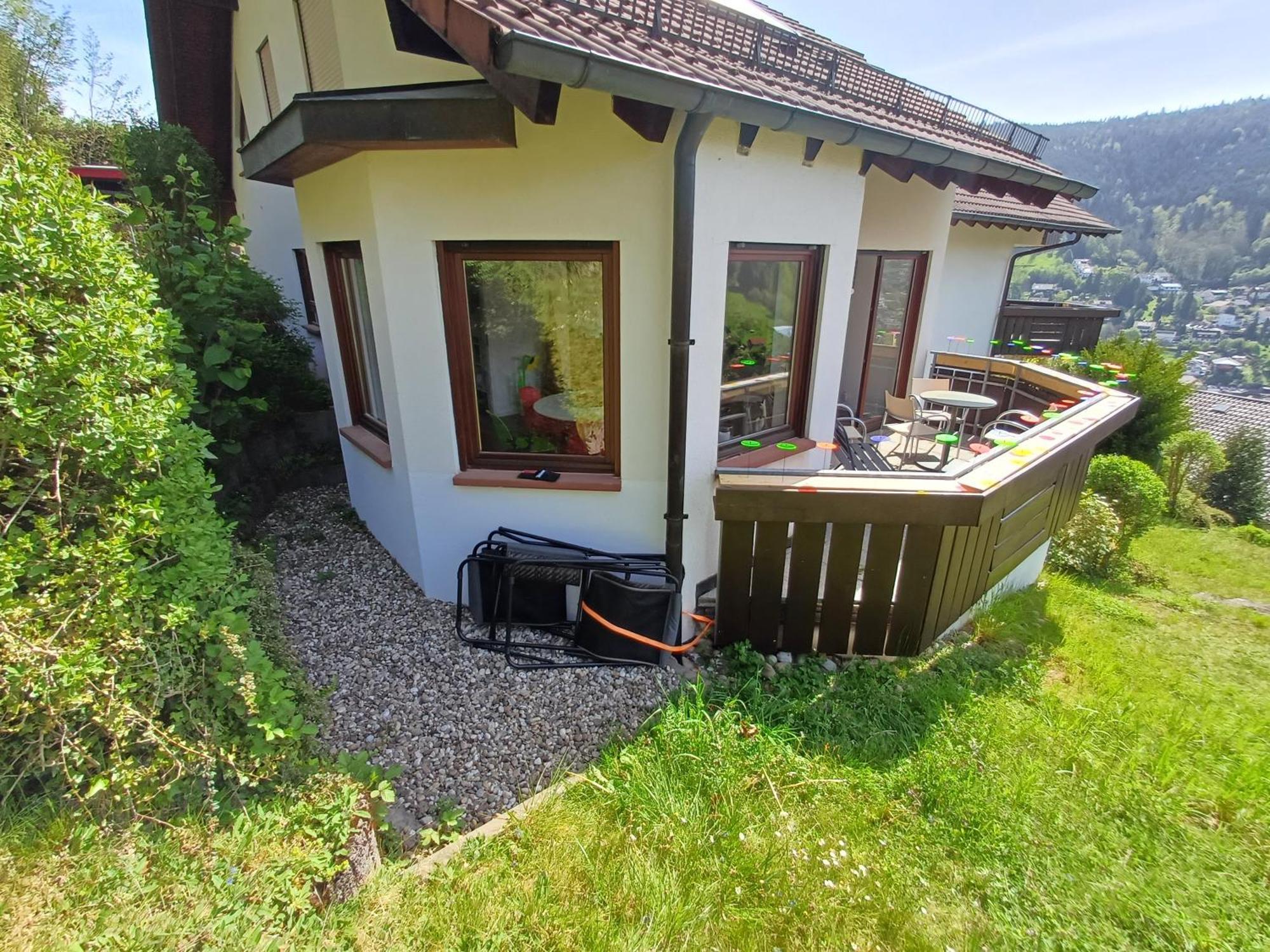 Ferienwohnung Panoramablick Bad Wildbad Buitenkant foto