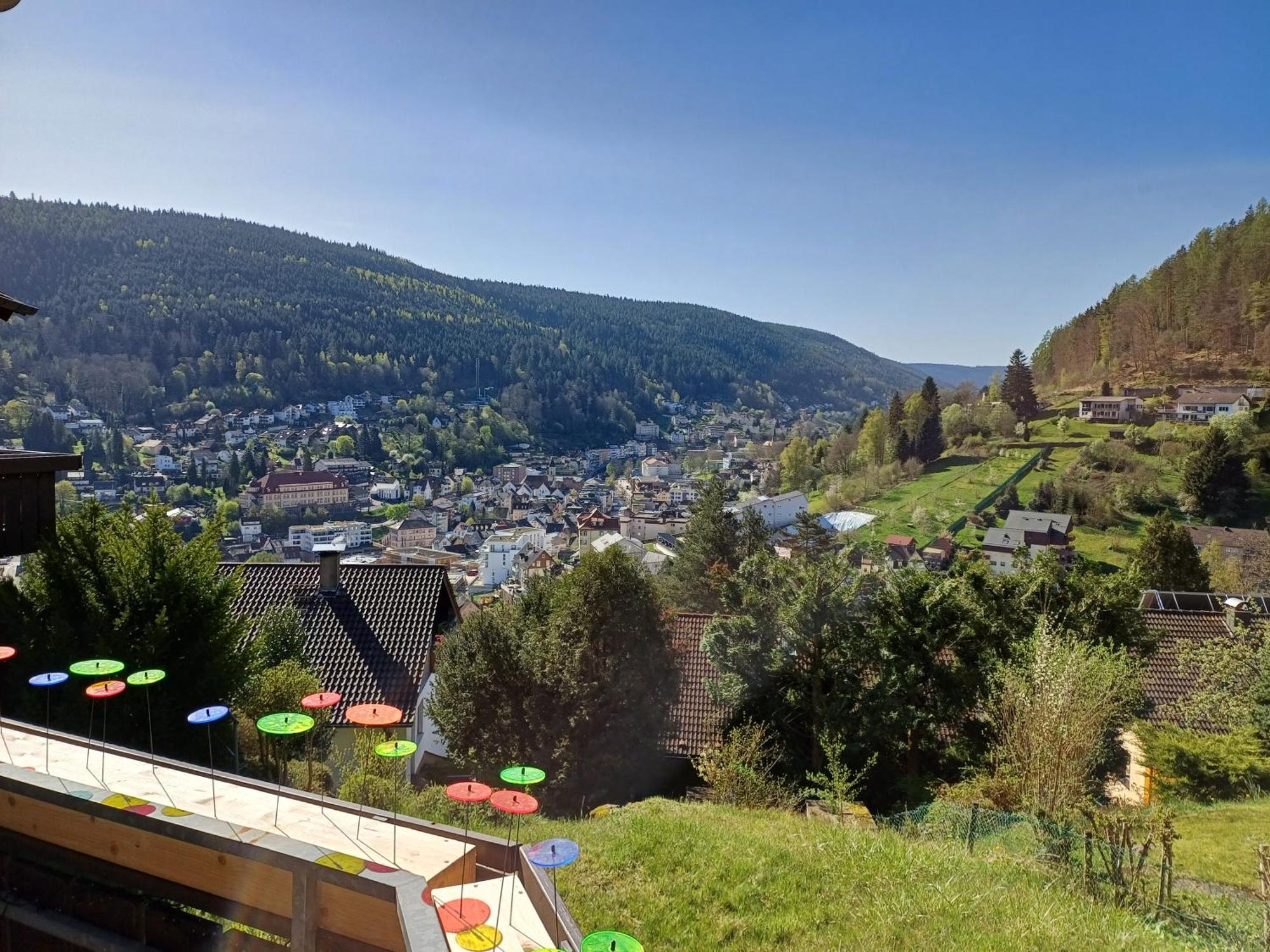 Ferienwohnung Panoramablick Bad Wildbad Buitenkant foto